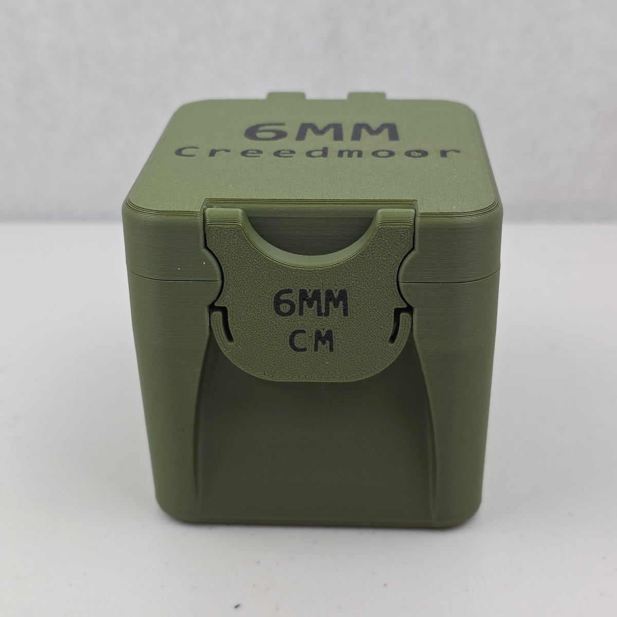 6mm Creedmoor 25 Rounds Ammo Box Storage Case Container