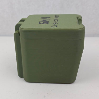 6mm Creedmoor 25 Rounds Ammo Box Storage Case Container