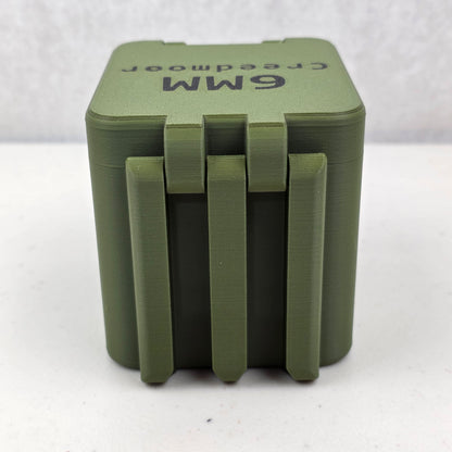 6mm Creedmoor 25 Rounds Ammo Box Storage Case Container