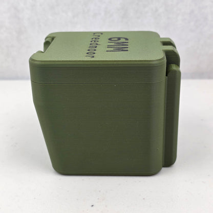 6mm Creedmoor 25 Rounds Ammo Box Storage Case Container