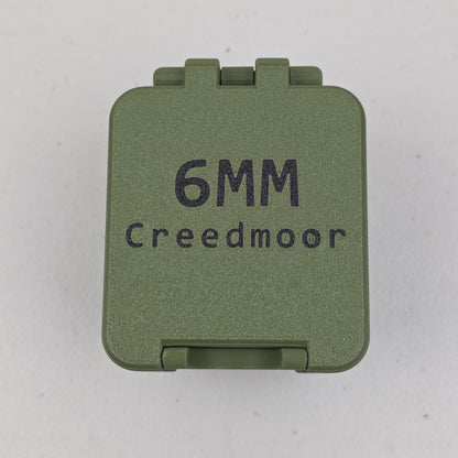 6mm Creedmoor 25 Rounds Ammo Box Storage Case Container