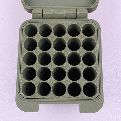 6mm Creedmoor 25 Rounds Ammo Box Storage Case Container