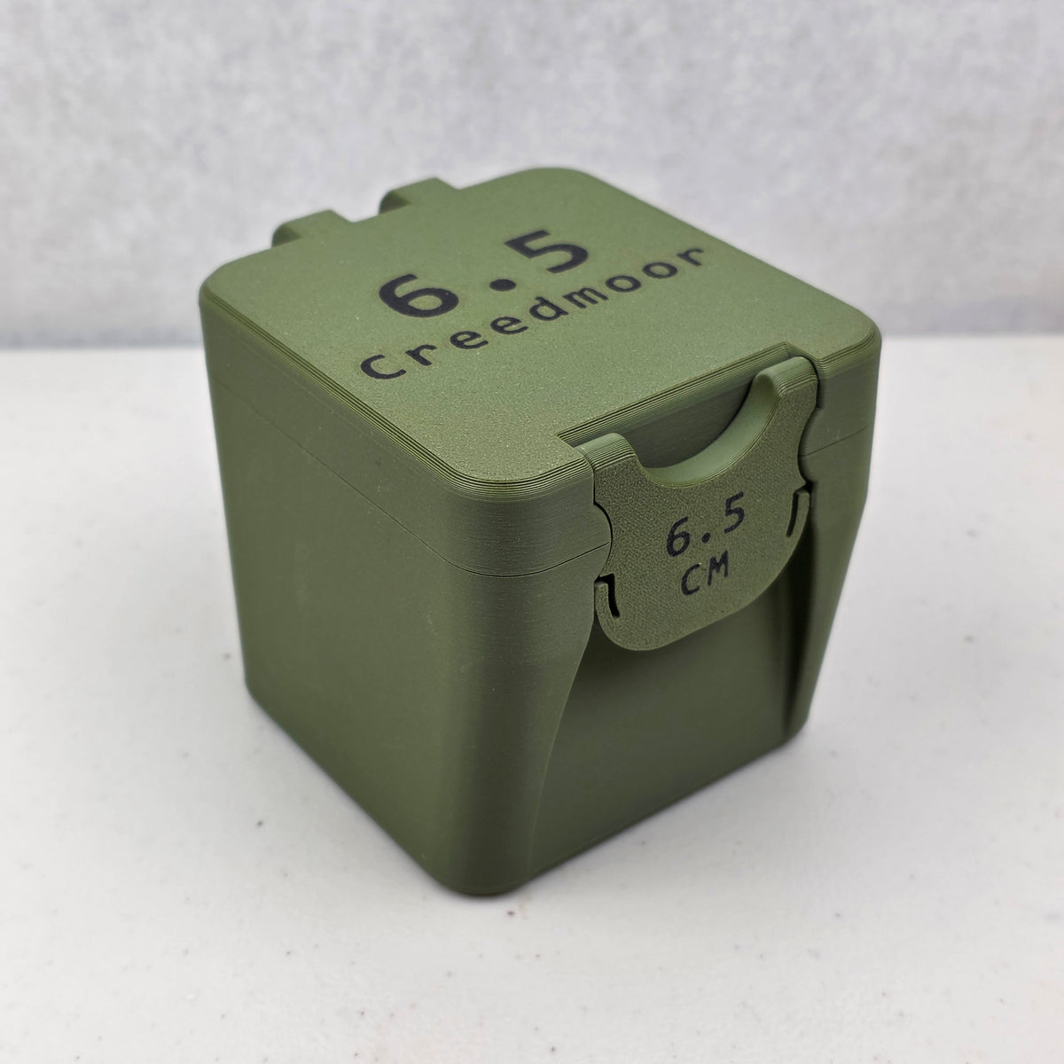 6.5 Creedmoor 25 Rounds Ammo Box Storage Case Container