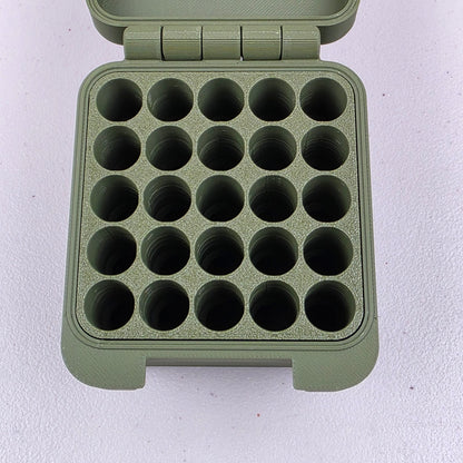 6.5 Creedmoor 25 Rounds Ammo Box Storage Case Container