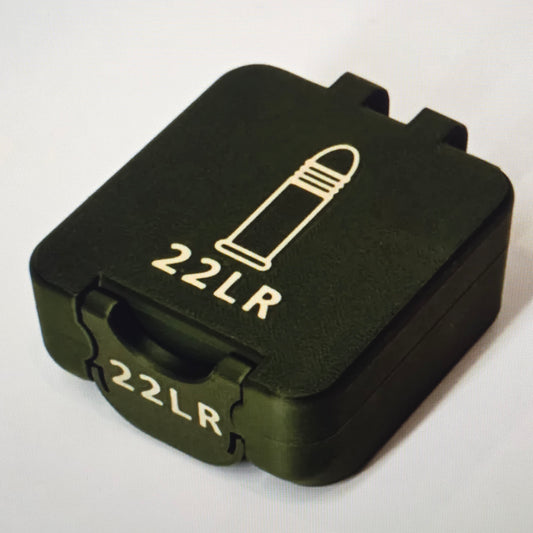 22 LR Ammo Box Storage Case Container Holds 25 Rounds