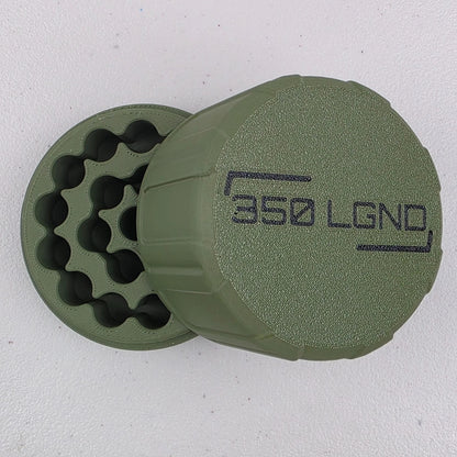 .350 Legend Ammo Box Storage Case Container 20 Rounds w/ Screw On Lid | 3D Printed & Ships Next Day From Utah