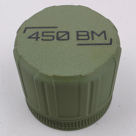 450 Bushmaster Ammo Box Storage Case Container 16 Rounds Screw On Lid 3D Printed