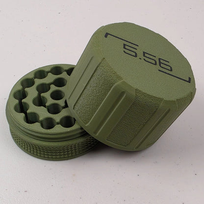 5.56 Ammo Box Storage Case Container 20 Rounds with Screw On Lid | 3D Printed & Ships Next Day From Utah
