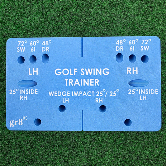 NEW Gr8 Golf Swing Trainer Alignment Aid Weighted & W/Color Text For LH/RH  🌟