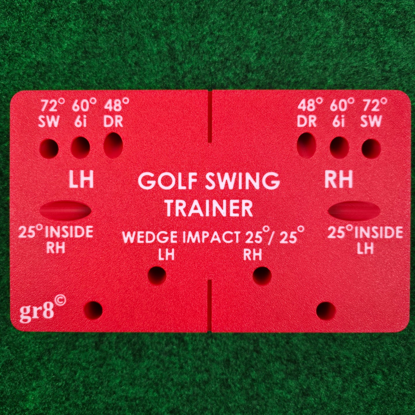 NEW Gr8 Golf Swing Trainer Alignment Aid Weighted & W/Color Text For LH/RH  🌟