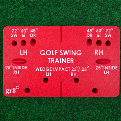 NEW Gr8 Golf Swing Trainer Alignment Aid Weighted & W/Color Text For LH/RH  🌟