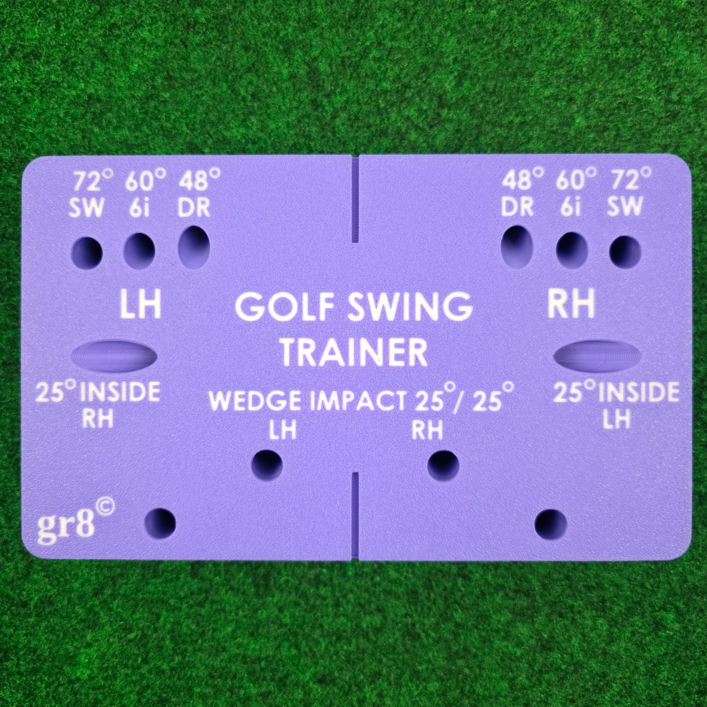 NEW Gr8 Golf Swing Trainer Alignment Aid Weighted & W/Color Text For LH/RH  🌟