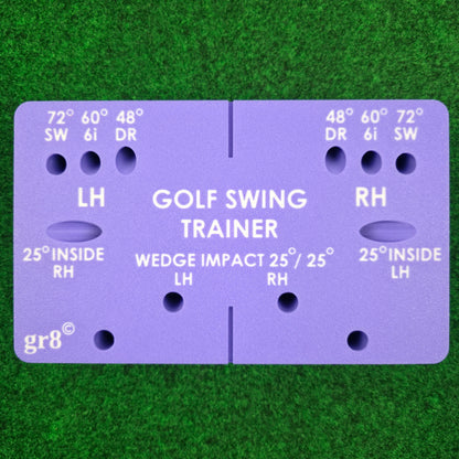 NEW Gr8 Golf Swing Trainer Alignment Aid Weighted & W/Color Text For LH/RH  🌟