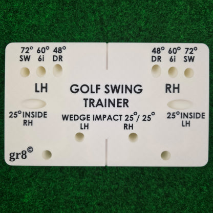 NEW Gr8 Golf Swing Trainer Alignment Aid Weighted & W/Color Text For LH/RH  🌟