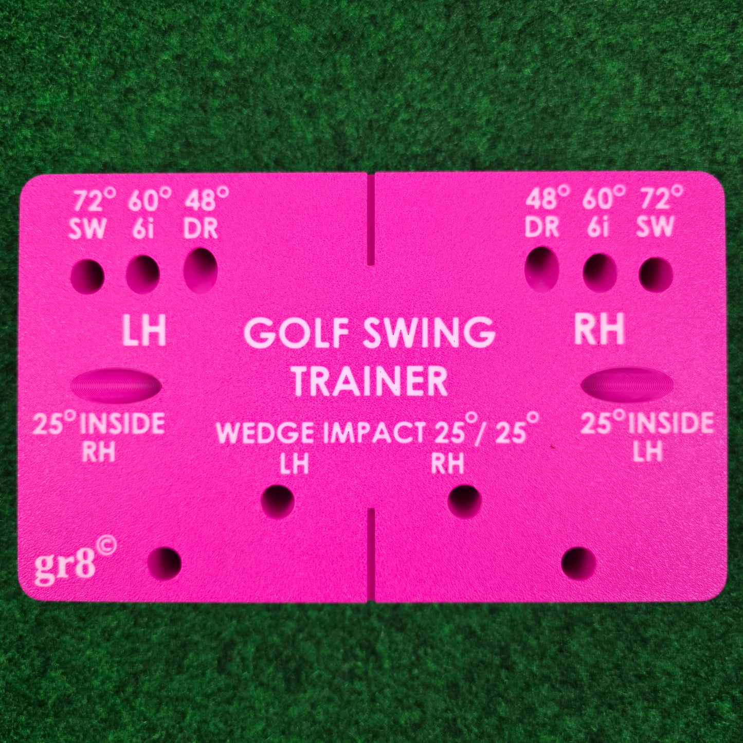 NEW Gr8 Golf Swing Trainer Alignment Aid Weighted & W/Color Text For LH/RH  🌟