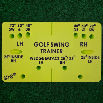 NEW Gr8 Golf Swing Trainer Alignment Aid Weighted & W/Color Text For LH/RH  🌟