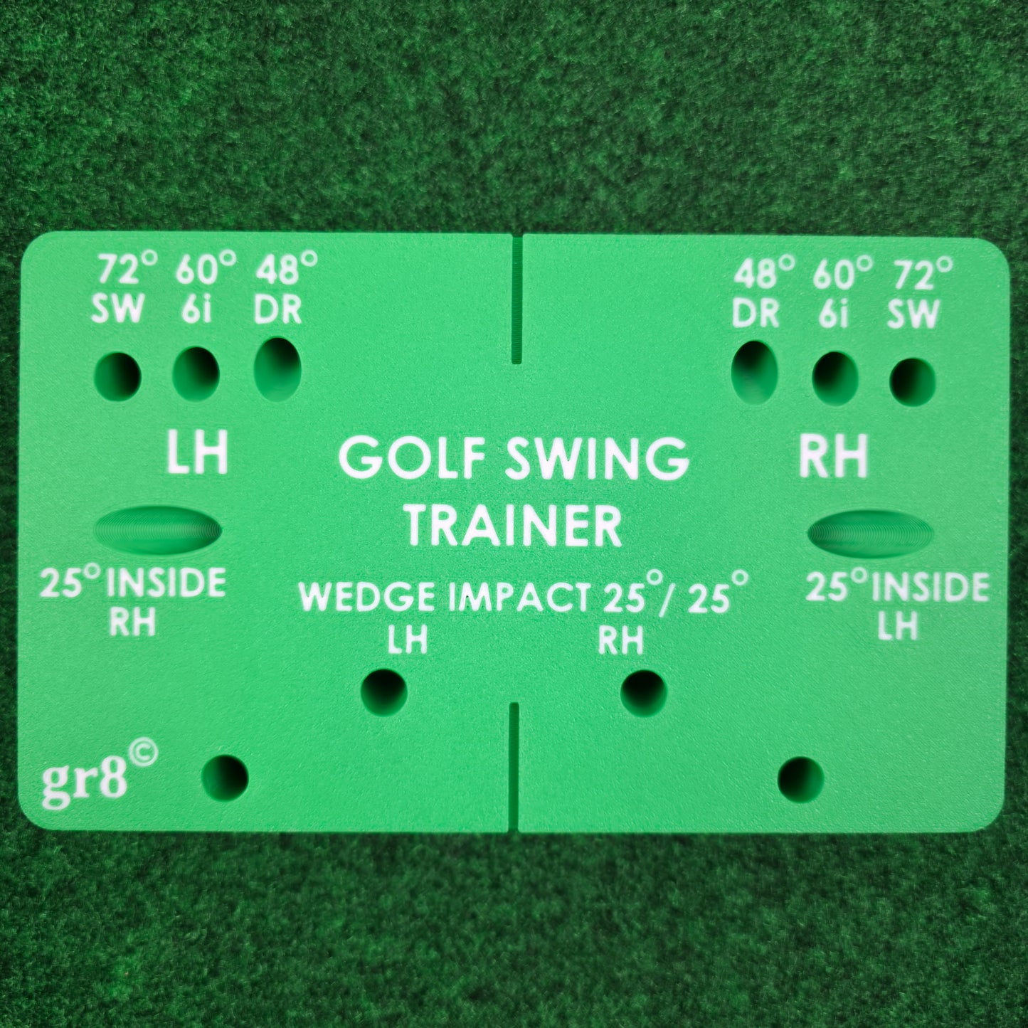 NEW Gr8 Golf Swing Trainer Alignment Aid Weighted & W/Color Text For LH/RH  🌟