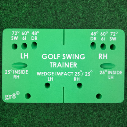 NEW Gr8 Golf Swing Trainer Alignment Aid Weighted & W/Color Text For LH/RH  🌟