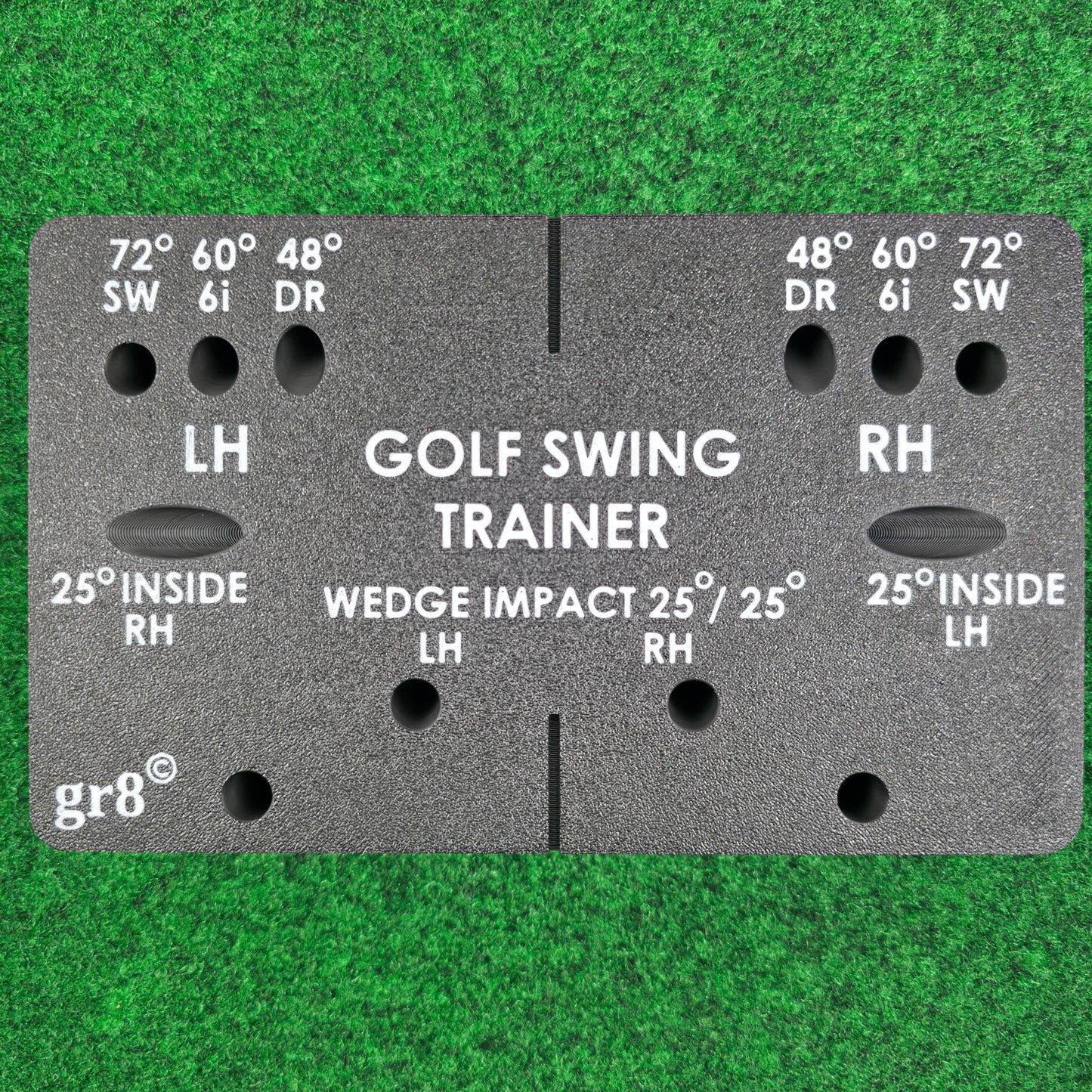 NEW Gr8 Golf Swing Trainer Alignment Aid Weighted & W/Color Text For LH/RH  🌟