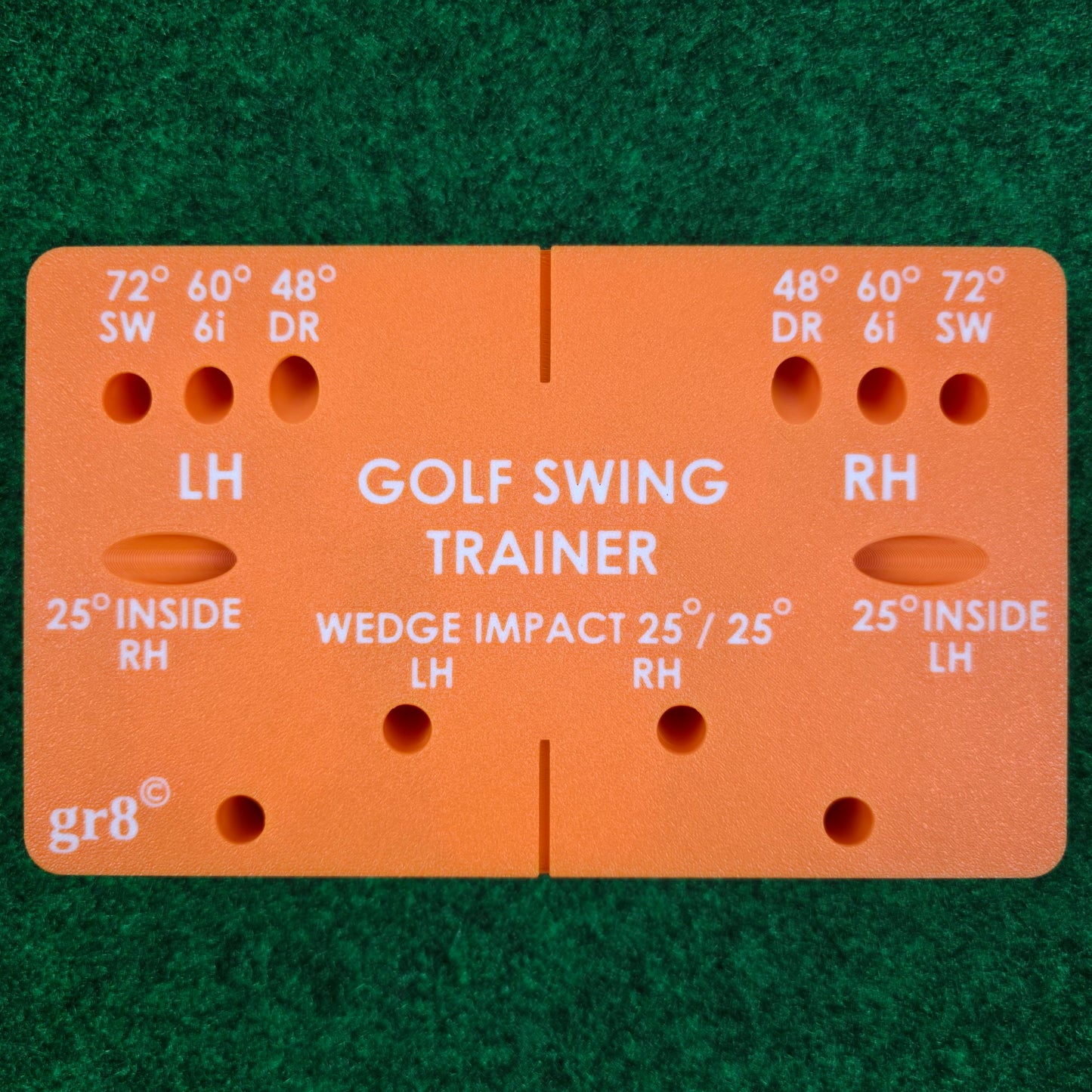 NEW Gr8 Golf Swing Trainer Alignment Aid Weighted & W/Color Text For LH/RH  🌟