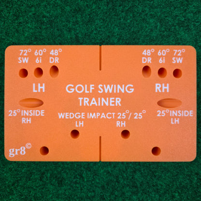 NEW Gr8 Golf Swing Trainer Alignment Aid Weighted & W/Color Text For LH/RH  🌟