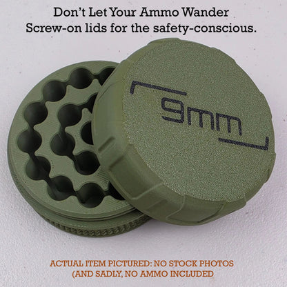 9mm Ammo Box Storage Case 20 Rounds with Screw On Lid | Trusted eBay Seller 🌟